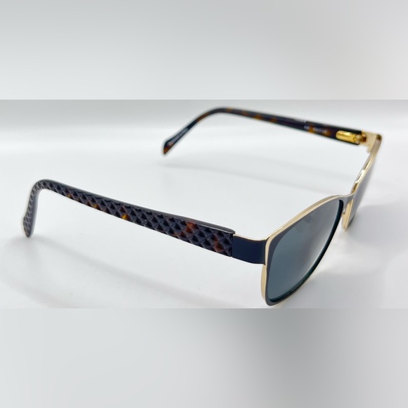 Laura Ashley Accessories - Laura Ashley Grace 1 Black Gold Oval Sunglasses Frames Only